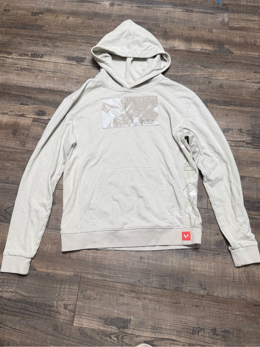 Riot Games Light Gray Men's Hooded Pullover Sweatshirt